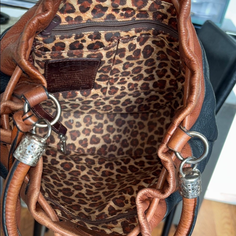 Brighton two tone Leather Women's Bag - Picture 9 of 16